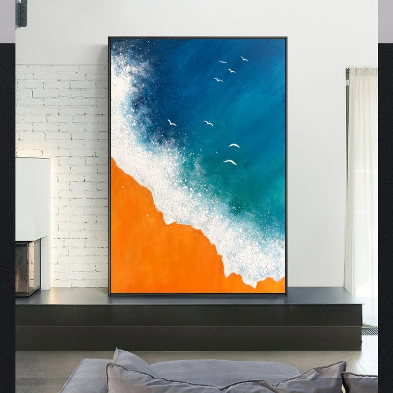 Modern Paintings 100% Hand Painted Abstract Landscape Oil Painting On Canvas For Living Room Decortion No Framed Art